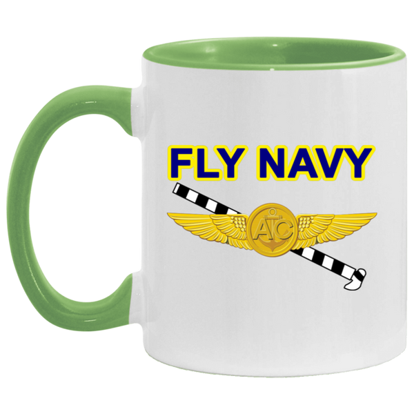 Fly Navy Tailhook 2 Accent Mug - 11oz