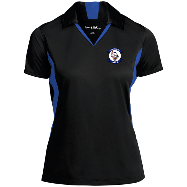 VFA 34 1 Ladies' Colorblock Performance Polo