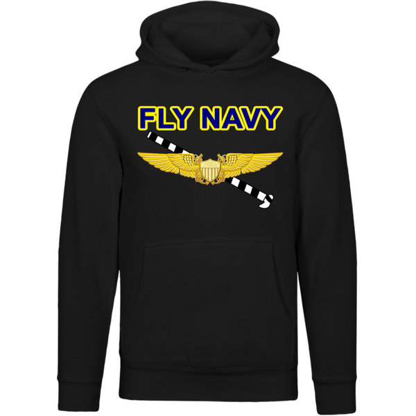 Fly Navy Tailhook 3 Lane Seven Unisex Premium Hoodie