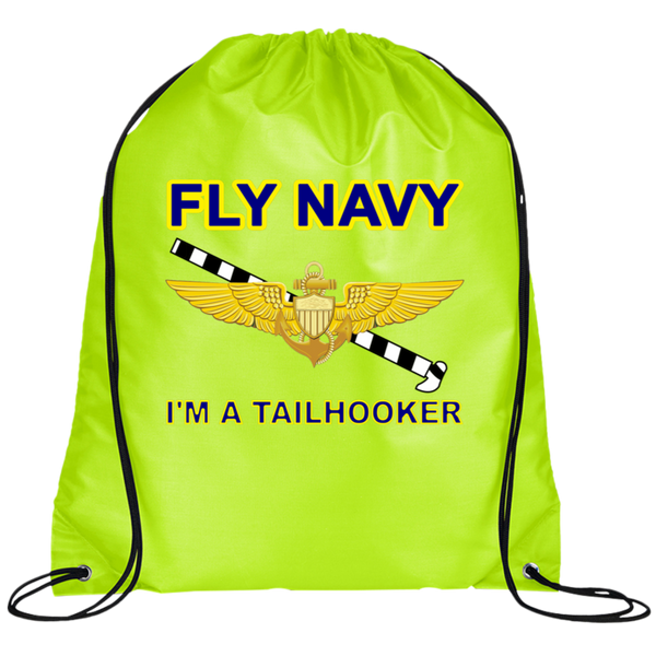 Fly Navy Tailhooker 1 Drawstring Cinch Backpack