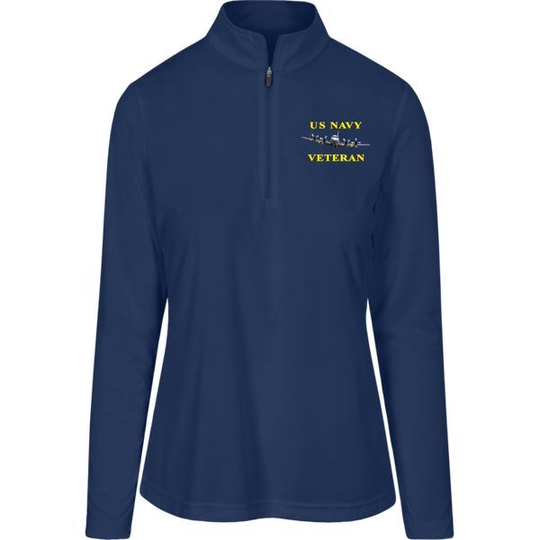 Navy Vet 2 Team 365 Ladies' Zone Quarter Zip