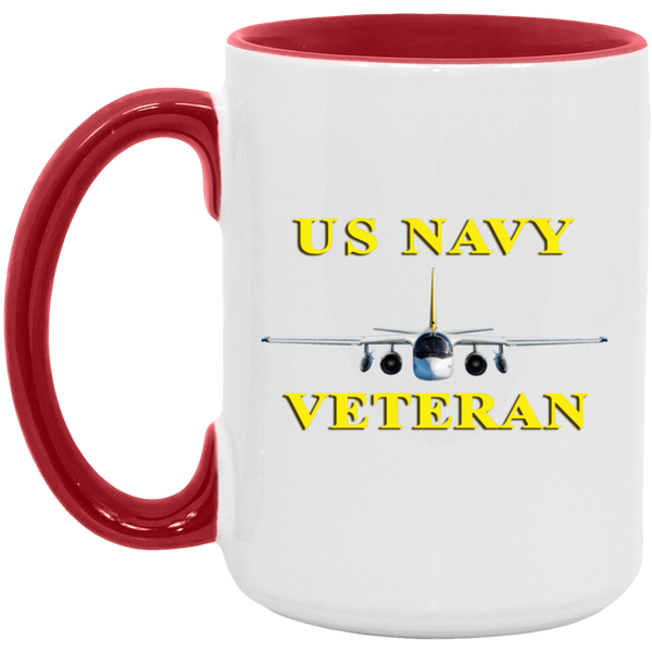 Navy Vet 3 Accent Mug - 15oz