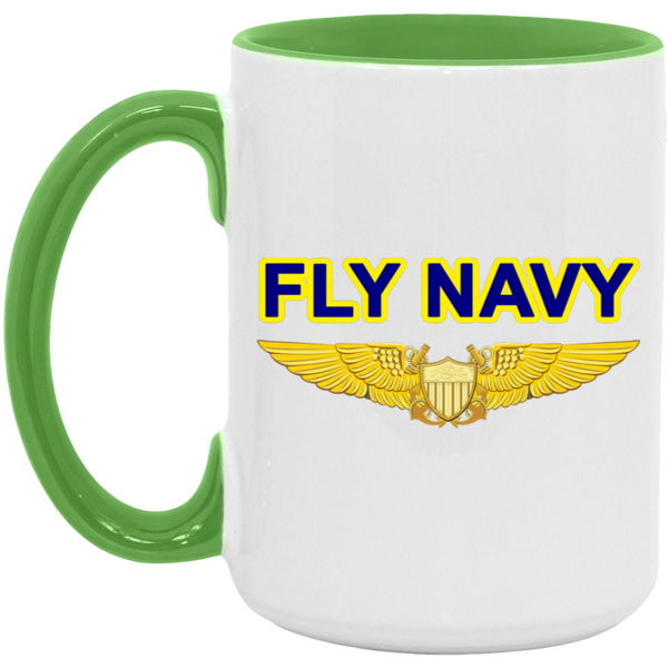 Fly Navy NFO Accent Mug - 15oz