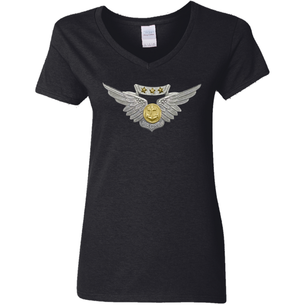 Combat Air 1 Ladies' V-Neck T-Shirt