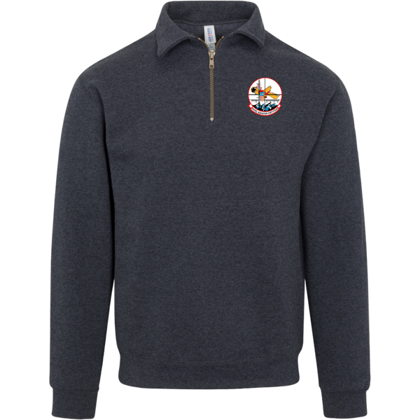 VP 44 1 Jerzees Fleece Quarter Zip Pullover