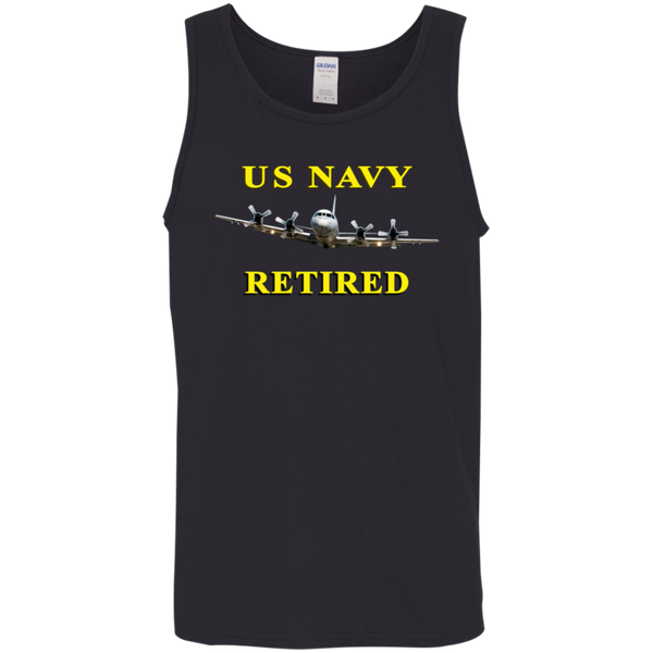 Navy Retired 1 Cotton Tank Top