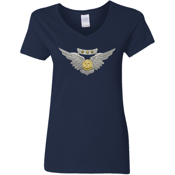 Combat Air 1 Ladies' V-Neck T-Shirt