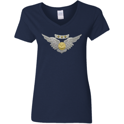 Combat Air 1 Ladies' V-Neck T-Shirt