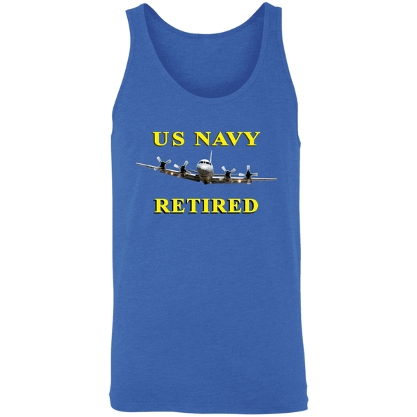 Navy Retired 1 Unisex Tank