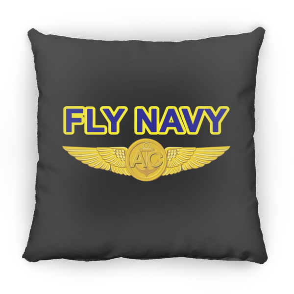 Fly Navy Aircrew Pillow - Small Square