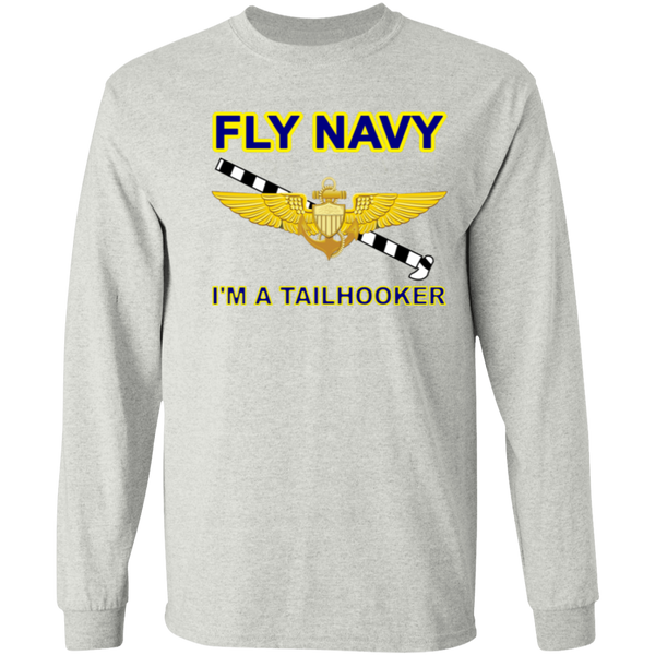 Fly Navy Tailhooker 1 LS Cotton T-Shirt