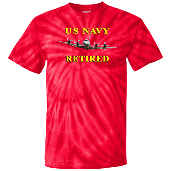 Navy Retired 1 Cotton Tie Dye T-Shirt