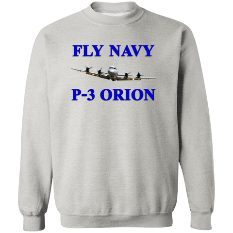 Fly Navy P-3 1 Crewneck Pullover Sweatshirt