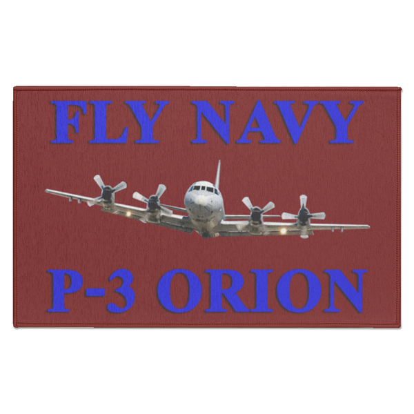 Fly Navy P-3 1 Indoor Doormat