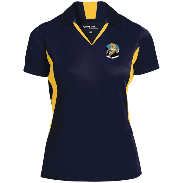 VAW 126 1 Ladies' Colorblock Performance Polo