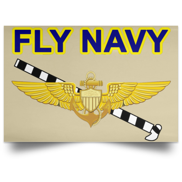 Fly Navy Tailhook 1 Poster - Landscape