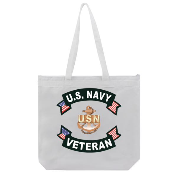 Navy Vet 1 Melody Large Tote