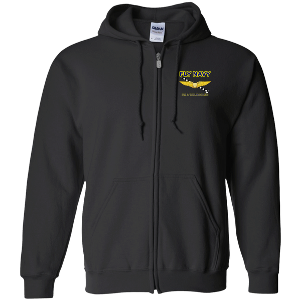 Fly Navy Tailhooker 3 Zip Up Hooded Sweatshirt