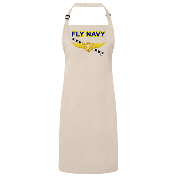 Fly Navy Tailhook 1 Unisex Bib Apron