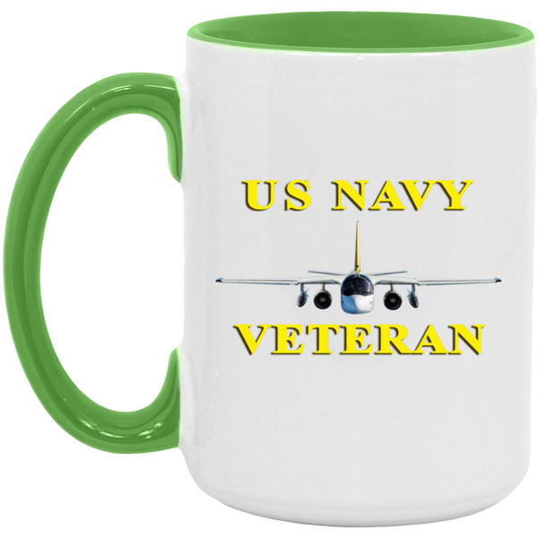 Navy Vet 3 Accent Mug - 15oz