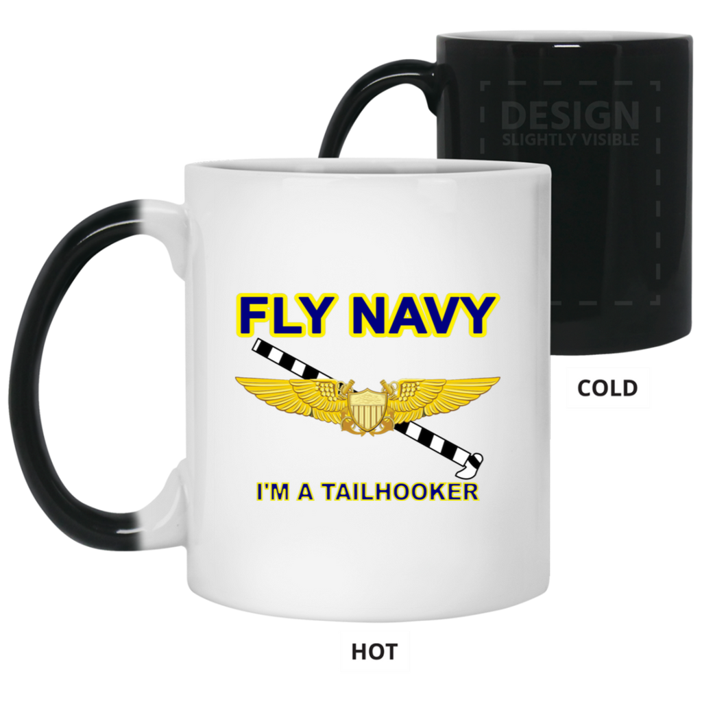 Fly Navy Tailhooker 3 Color Changing Mug - 11oz