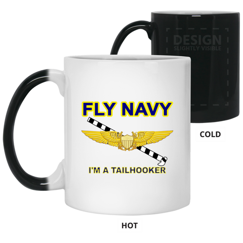 Fly Navy Tailhooker 3 Color Changing Mug - 11oz