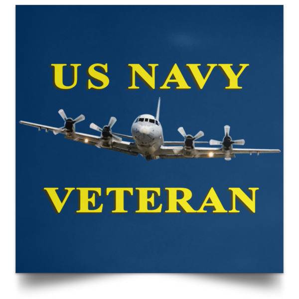 Navy Vet 2 Poster - Square