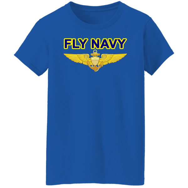 Fly Navy Aviator Ladies' T-Shirt