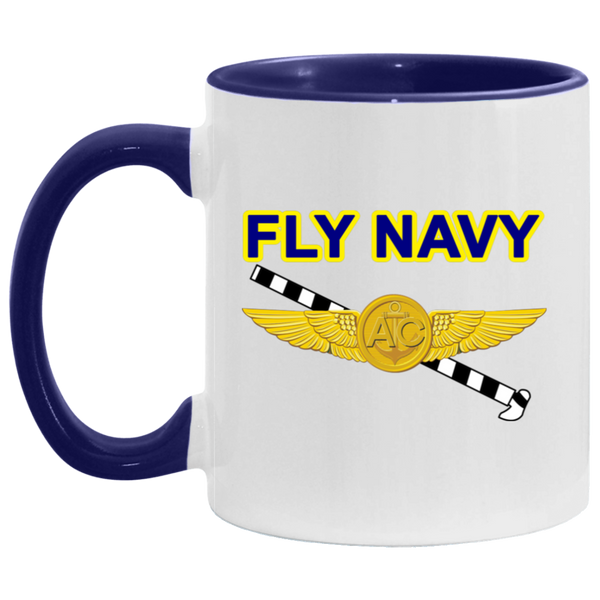 Fly Navy Tailhook 2 Accent Mug - 11oz