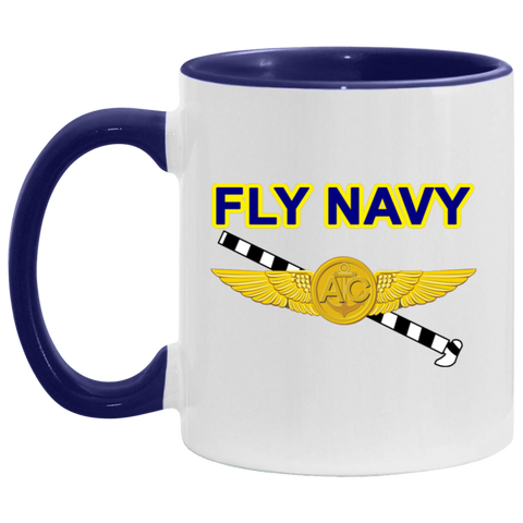 Fly Navy Tailhook 2 Accent Mug - 11oz