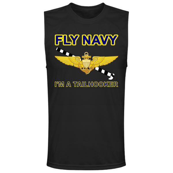 Fly Navy Tailhooker 1 Team 365 Muscle T-Shirt