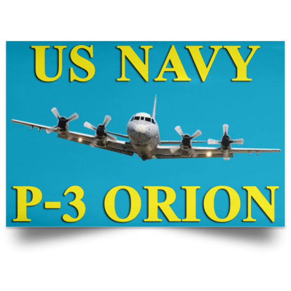 US Navy P-3 3 Poster - Landscape