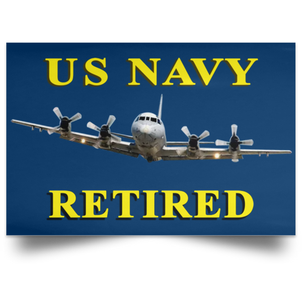 Navy Retired 1 Poster - Landscape