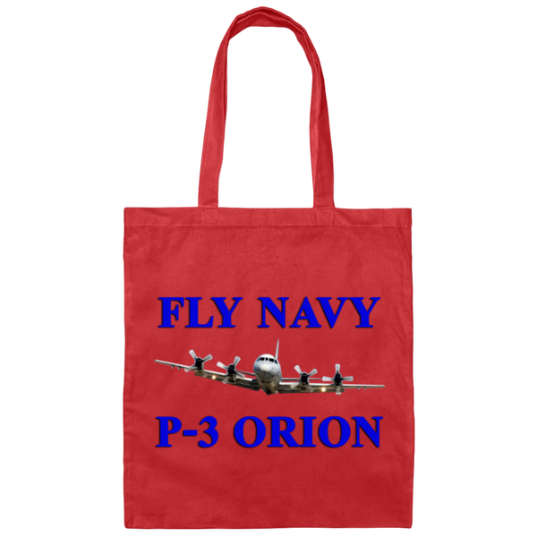 Fly Navy P-3 1 Canvas Tote Bag