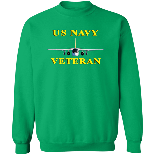 Navy Vet 3 Crewneck Pullover Sweatshirt