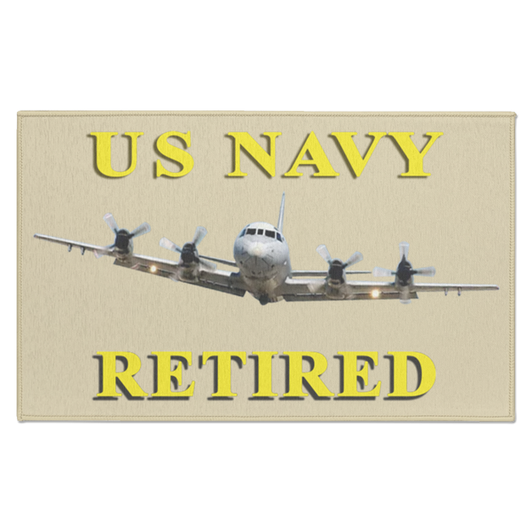 Navy Retired 1 Indoor Doormat