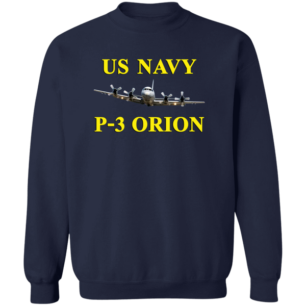 US Navy P-3 3 Crewneck Pullover Sweatshirt