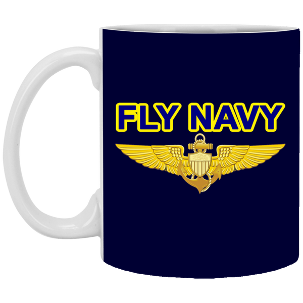 Fly Navy Aviator Mug - 11oz