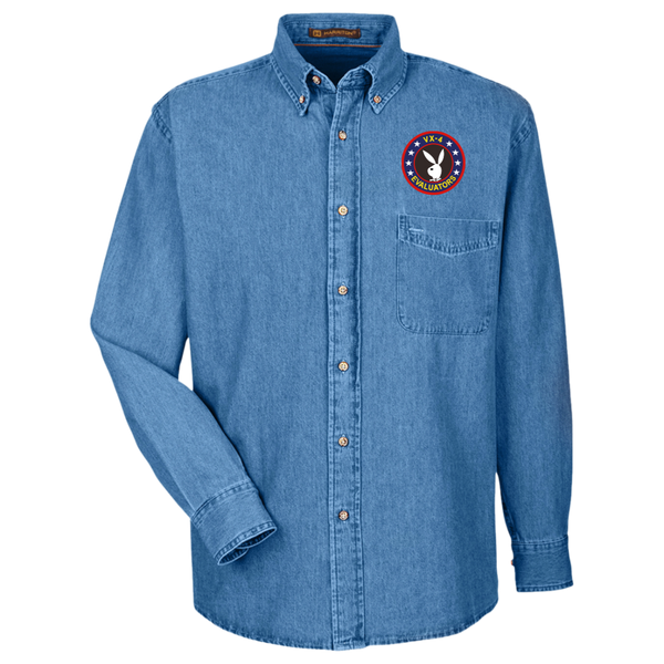 VX 04 1 Harriton LS Denim Shirt