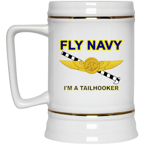 Fly Navy Tailhooker 2 Beer Stein - 22oz