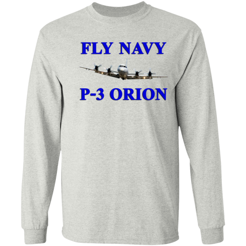 Fly Navy P-3 1 LS Cotton T-Shirt