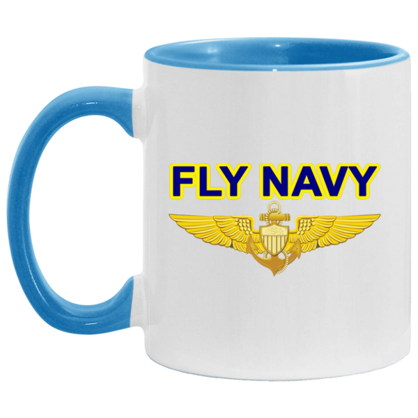 Fly Navy Aviator Accent Mug - 11oz