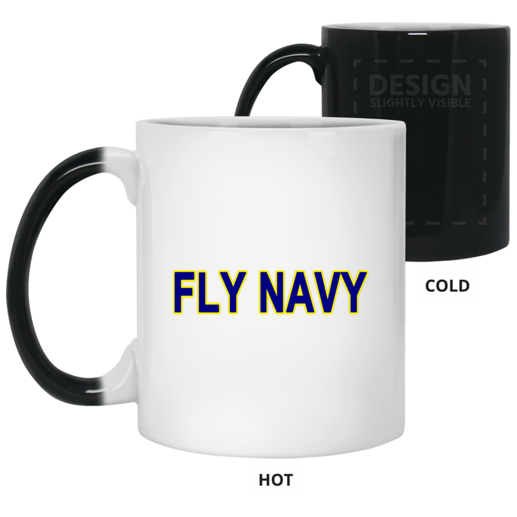 Fly Navy 2 Color Changing Mug - 11oz