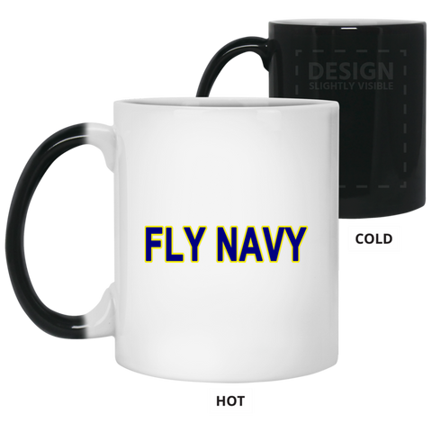 Fly Navy 2 Color Changing Mug - 11oz