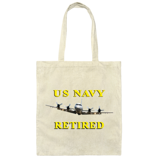 Navy Retired 1 Canvas Tote Bag