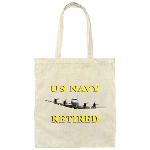 Navy Retired 1 Canvas Tote Bag