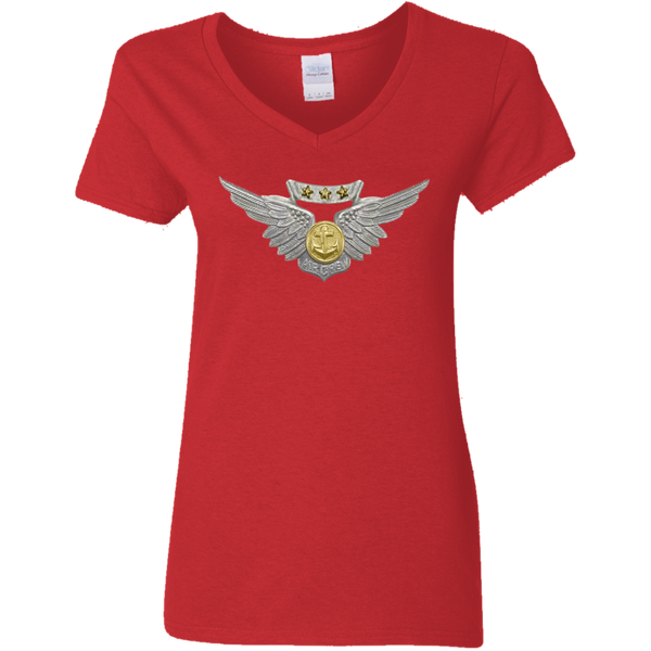 Combat Air 1 Ladies' V-Neck T-Shirt