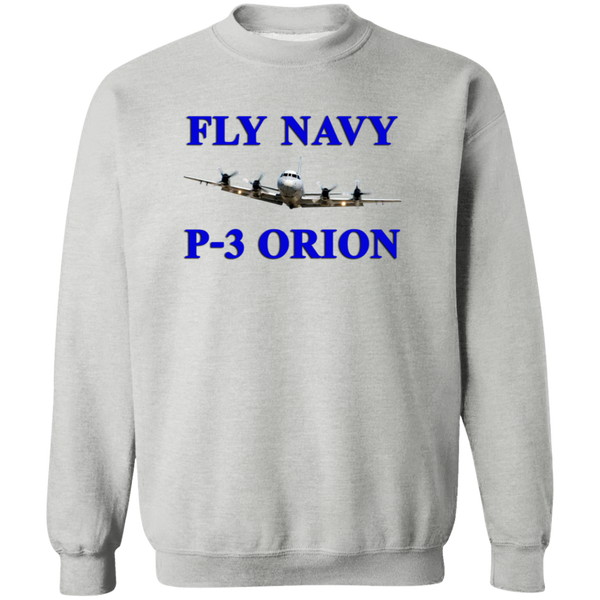 Fly Navy P-3 1 Crewneck Pullover Sweatshirt