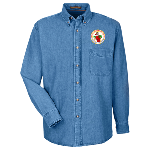 Subic Cubi Pt 07 Harriton LS Denim Shirt