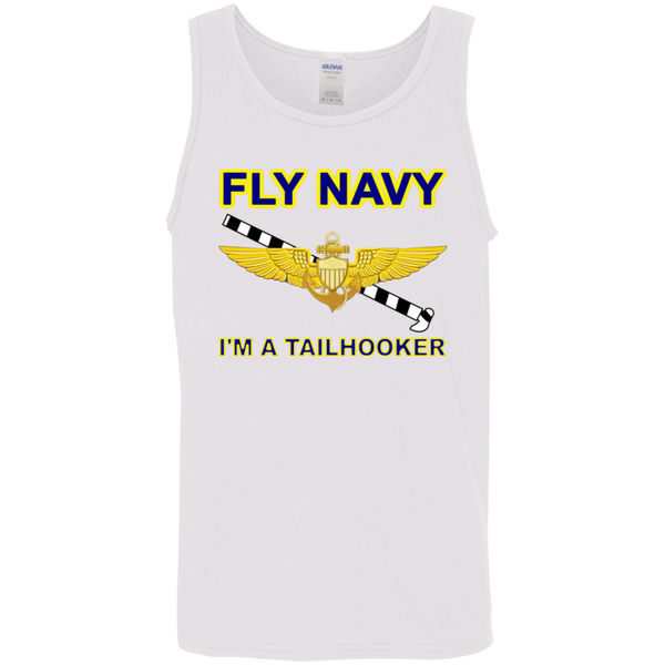 Fly Navy Tailhooker 1 Cotton Tank Top